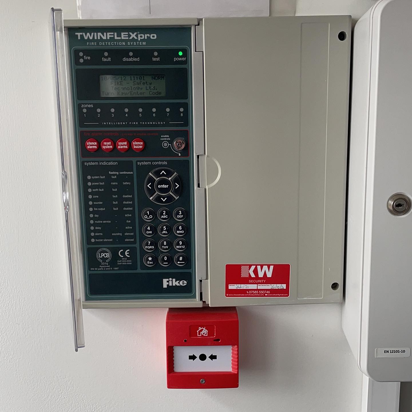 Fire alarm installation in Tonbridge by KW Fire & Security
